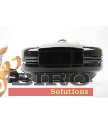 Aparat gofre BROCK  WM 3002 BK, 1000W, Negru – Gofre Ø18.5 cm, antiaderent, indicator LED